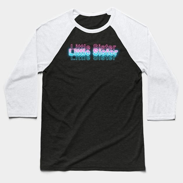 Little Sister Baseball T-Shirt by Sanzida Design